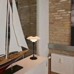 Louis Poulsen PH 3/2 table lamp, chrome plated