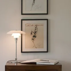 Louis Poulsen PH 3/2 table lamp, chrome plated