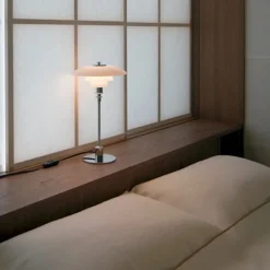 Louis Poulsen PH 3/2 table lamp, metallised black