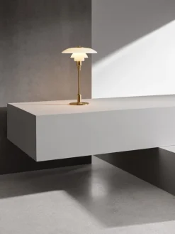 Louis Poulsen PH 3/2 table lamp, metallised brass