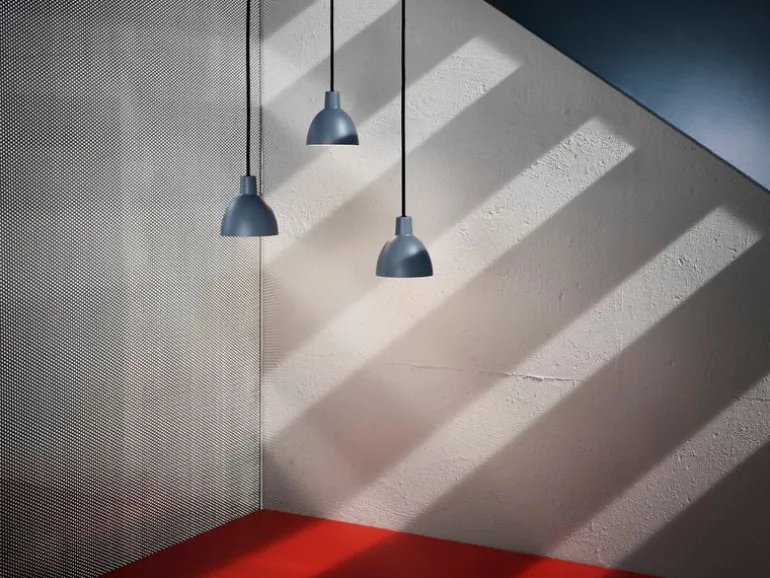 Louis Poulsen Toldbod 120 pendant, blue-grey