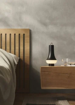 Louis Poulsen Tomoshi portable table lamp, dark brown