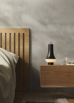 Louis Poulsen Tomoshi portable table lamp, dark brown