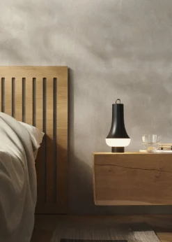 Louis Poulsen Tomoshi portable table lamp, dark brown