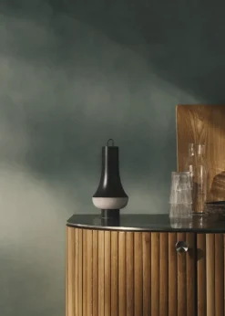 Louis Poulsen Tomoshi portable table lamp, dark brown