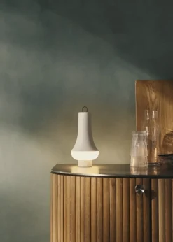 Louis Poulsen Tomoshi portable table lamp, white