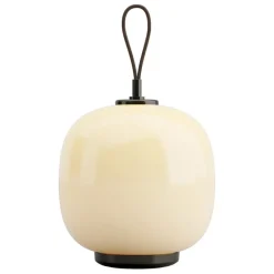 Louis Poulsen VL45 Radiohus portable lamp, brass - pale yellow
