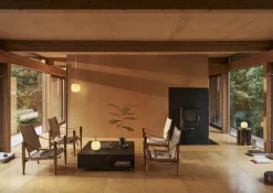 Louis Poulsen VL45 Radiohus portable lamp, brass - pale yellow