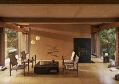 Louis Poulsen VL45 Radiohus portable lamp, brass - pale yellow