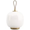 Louis Poulsen VL45 Radiohus portable lamp, brass - white opal glass
