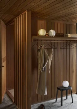 Louis Poulsen VL45 Radiohus portable lamp, brass - white opal glass