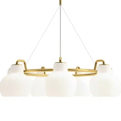 Louis Poulsen VL Ring Crown 7 pendant, opal glass