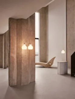 Louis Poulsen VL Ring Crown 2 wall lamp, opal glass