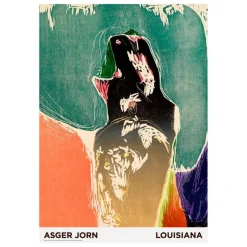 Louisiana Museum of Modern Art Asger Jorn - Le futur du passe 1971, A1 poster