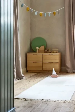 Lundia Classic drawer, 4 drawers, clear lacquered pine