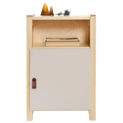 Lundia Classic nightstand with door, pine - cashmere