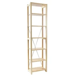 Lundia Classic open shelf, narrow, natural