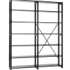 Lundia Classic open shelf, double, black