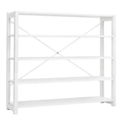 Lundia Classic open shelf, low, wide, white