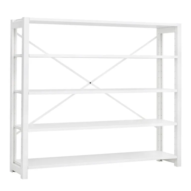 Lundia Classic open shelf, low, wide, white