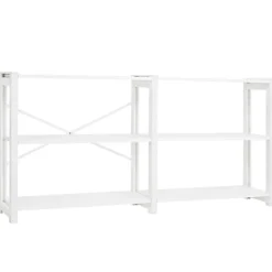 Lundia Classic open shelf, wide, white