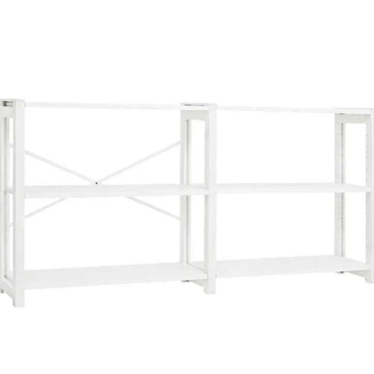 Lundia Classic open shelf, wide, white