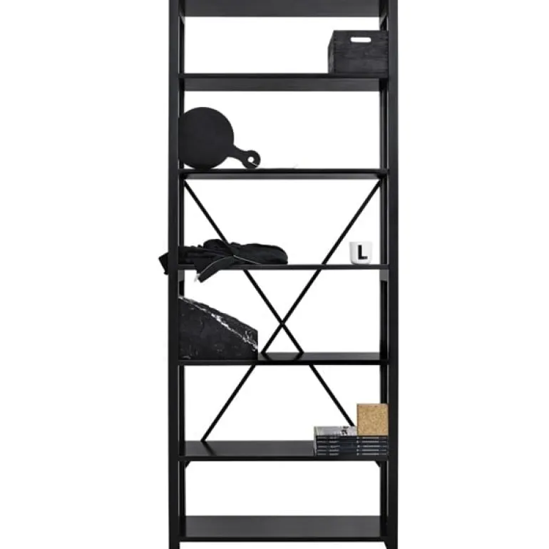 Lundia Classic open shelf, high, black