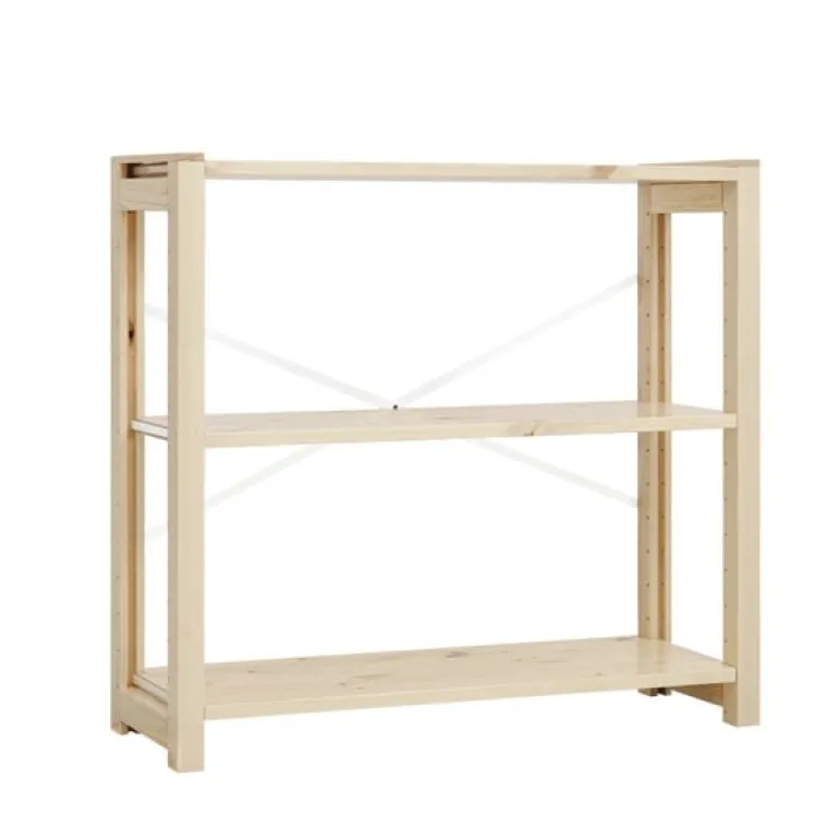 Lundia Classic open shelf, low, natural