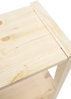 Lundia Classic open shelf, low, wide, untreated