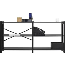 Lundia Classic open shelf, wide, black