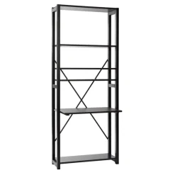 Lundia Classic shelf with working space, black