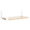 Lundia Classic wall shelf, 40 x 30 cm, white - natural