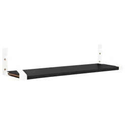 Lundia Classic wall shelf, 100 x 30 cm, white - black