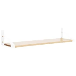 Lundia Classic wall shelf, 120 x 30 cm, white - natural