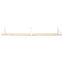 Lundia Classic wall shelf, 2 pcs, white - natural