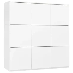 Lundia Fuuga cabinet, 96 cm, 9 doors, white
