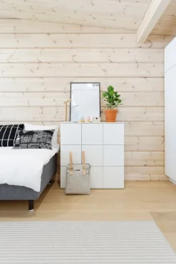 Lundia Fuuga cabinet, 96 cm, 9 doors, white