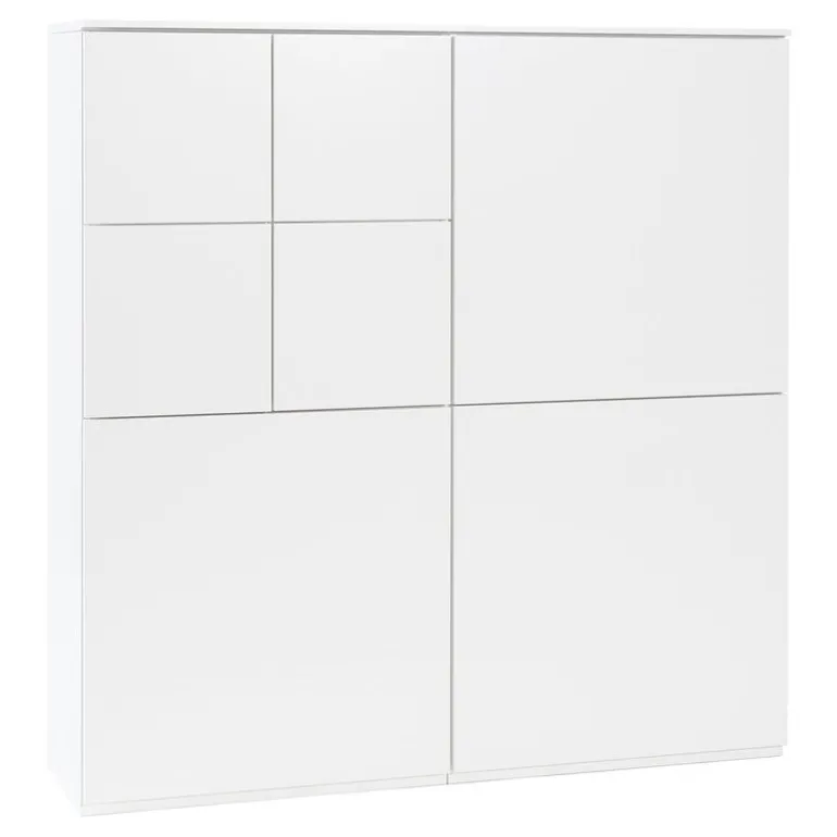 Lundia Fuuga cabinet with doors, 128 x 132 cm, white
