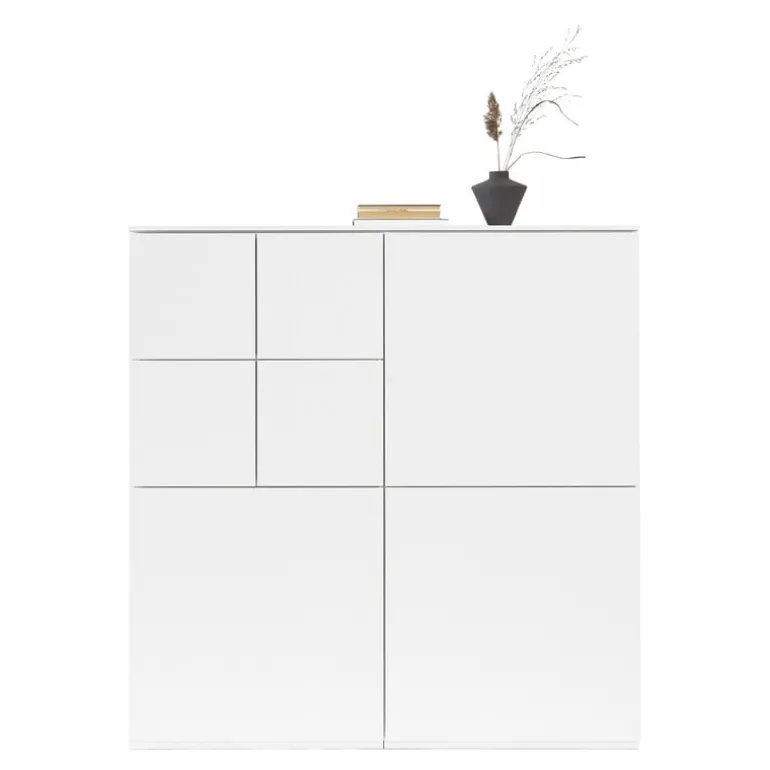 Lundia Fuuga cabinet with doors, 128 x 132 cm, white