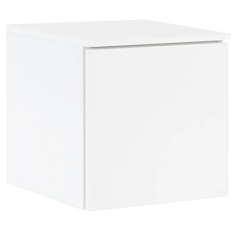 Lundia Fuuga nightstand with door, wall mounting, white