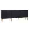 Lundia Fuuga sideboard, 192 cm, black - oak