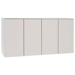 Lundia Fuuga sideboard, 128 cm, wall mounting, cashmere - Terrazzo