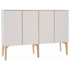Lundia Fuuga sideboard, 128 cm, cashmere - Terrazzo - oak
