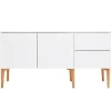 Lundia Fuuga sideboard, 144 cm, white - oak