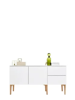 Lundia Fuuga sideboard, 144 cm, white - oak