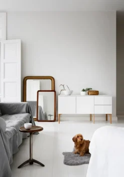 Lundia Fuuga sideboard, 144 cm, white - oak