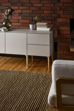 Lundia Fuuga sideboard, 144 cm, cashmere - oak