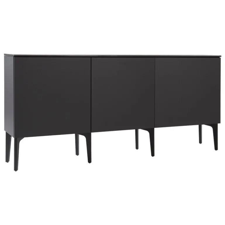 Lundia Fuuga sideboard, 192 cm, three doors, black
