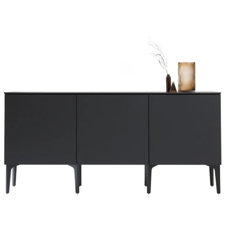 Lundia Fuuga sideboard, 192 cm, three doors, black