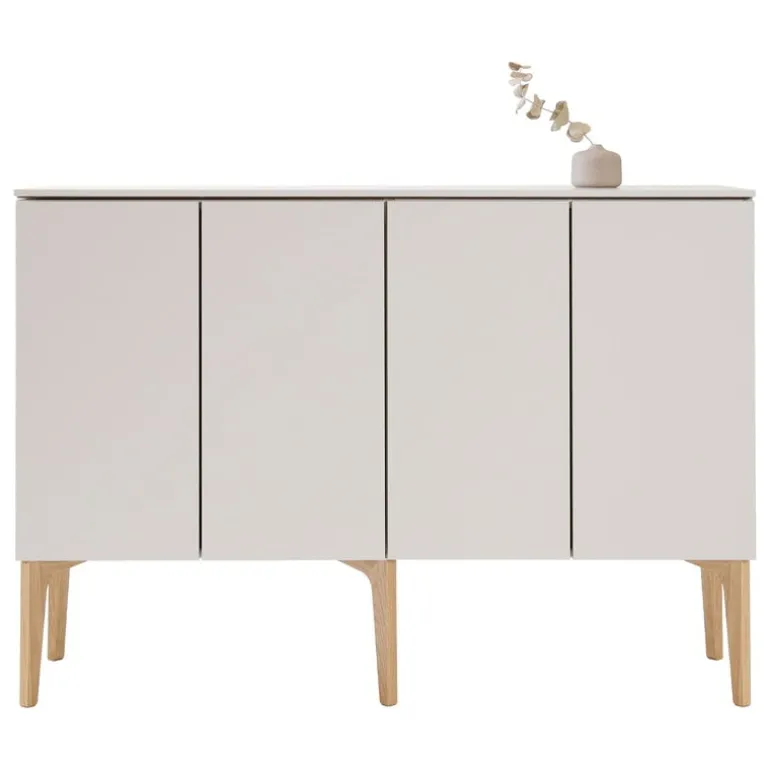 Lundia Fuuga sideboard, 128 cm, cashmere - oak